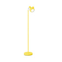 2-In-1 Macaron Loft Metal Floor Light For Living Room And Study Modern Head Mouse Design Yellow