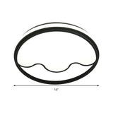 Modern Animal Paw Led Flush Mount Ceiling Light For Study Room - Eye-Caring & Acrylic Lamp
