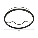 Modern Animal Paw Led Flush Mount Ceiling Light For Study Room - Eye-Caring & Acrylic Lamp