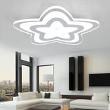 Contemporary Star Slim Led Ceiling Mount Light In White - Perfect For Game Room! / 14