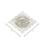 Crystal Flush Mount Led Lamp For Corridor - Elegant Ceiling Light