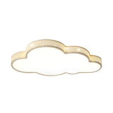 Cloud-Themed Kid Bedroom Acrylic Art Deco Flush Mount Ceiling Light