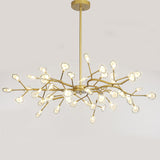 Modernist Acrylic Firefly Led Chandelier With 45 Lights - Perfect For Living Room