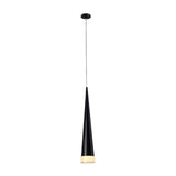 Tapered Metal Hanging Lamp Kit - Elegant Pendant Light Fixture For Dining Room In 3 Colors