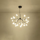 Simplicity Leaf Chandelier - Acrylic Led Drop Pendant With Branch-Like Wireframe For Living Room 15