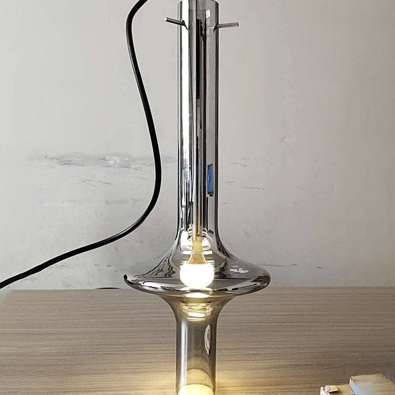 Modern Glass Pendant Light - Stylish 1-Light Hanging Lamp For Dining Room