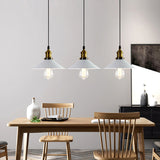 Industrial Cone Shade Pendant Light For Restaurants - Green/Grey Grey
