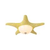 Nordic Stylish Starfish Kids Flush Mount Ceiling Light Fixture