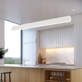 Minimalist Acrylic Led Pendant Light For Dining Room - 31.5/39 Wide