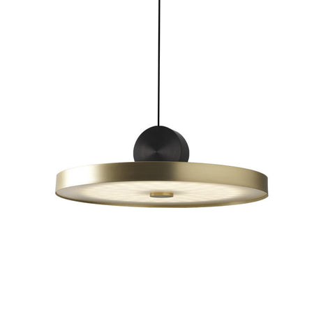 Simplicity Gold Geometric Led Ceiling Light For Dining Room / Warm Round