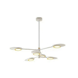 Postmodern Metallic Led Chandelier Pendant Light - Radiant Burst Design For Living Room