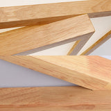 19/25/31.5 Wide Minimalist Wood Beige Led Ceiling Light In White/Warm/Natural - Flush Mount Lamp