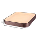 Modern Acrylic Square Ceiling Light - 18/23.5 Wide Dark Red Led Flush Mount Fixture