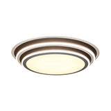 Simple Led Flush Ceiling Light Multi-Layer Acrylic 19.5/32 Wide Warm/White Light. Perfect For