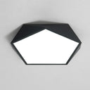 Ultrathin Acrylic Led Flush Ceiling Light Fixture - Ideal For Kids Bedroom Black / Small Warm