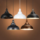Vintage Metal Pendant Hanging Lamp With Single-Bulb For Dining Room Lighting