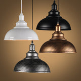 Vintage Metal Pendant Hanging Lamp With Single-Bulb For Dining Room Lighting