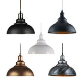 Vintage Metal Pendant Hanging Lamp With Single-Bulb For Dining Room Lighting