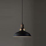 Retro Style Pot Cover Pendant Ceiling Light - Vintage Iron Suspension Lighting For Bars
