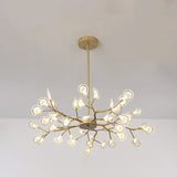Modern Firefly Pendant Light For Living Room With Led Acrylic Design 45 / Gold
