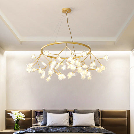 Modern Sputnik Led Chandelier For Minimalist Living Rooms