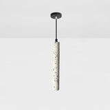 Modern Resin Geometric Hanging Lamp With 1 Bulb - Bedroom Ceiling Lighting Cream