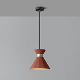 Nordic Castle Mermaid Pendant Light - Single-Bulb Suspension Fixture For Bedrooms Red