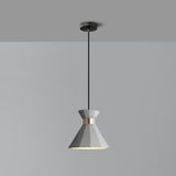 Nordic Castle Mermaid Pendant Light - Single-Bulb Suspension Fixture For Bedrooms Grey