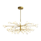 Modern Sputnik Led Ceiling Light Fixture For Living Rooms