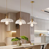 Brass Glass Pendant Light: Vintage Shaded Texture Ideal For Restaurants