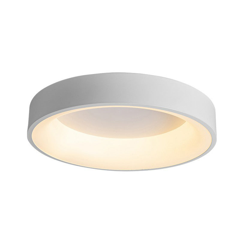 Modern Acrylic Led Flush Ceiling Light Fixture - Circular Shape For Bedroom
