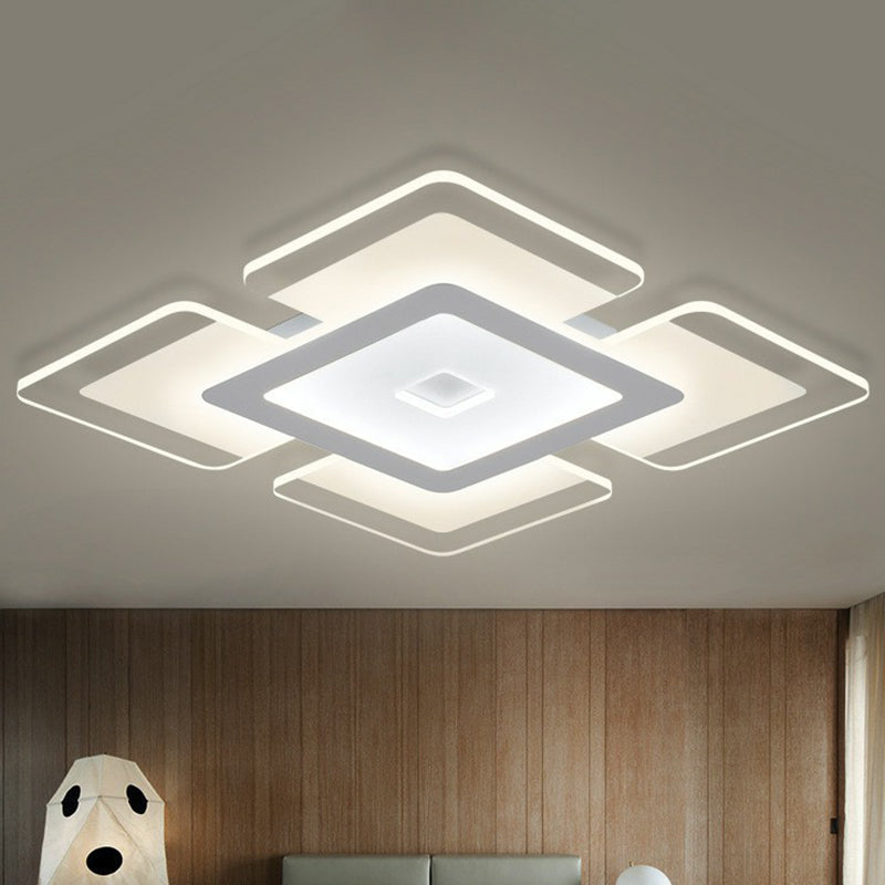 Modern Style Acrylic Led Flush Ceiling Light - Clear!’ This Revised Title Maintains The Important