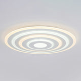 Ultra-Thin White Acrylic Led Ceiling Light - Contemporary Flush Mount Fixture