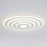 Ultra - Thin White Acrylic Led Ceiling Light - Contemporary Flush Mount Fixture