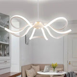 Minimalist Acrylic Led Pendant Light In White - Ideal For Restaurants / A