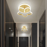 Contemporary Led Star Flush Mount Ceiling Light - Perfect For Corridors Gold / Warm