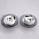 Minimalist Led Crystal Round Flush Mount Lighting For Corridor Spaces