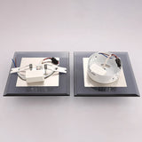 Clear Crystal Passage Led Flush Mount Ceiling Light - Simple & Sleek Design