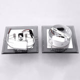 Modern Led Crystal Block Flush Ceiling Light Fixture - Small Corridor