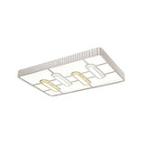 Modern Led Crystal Ceiling Flush Mount Lamp With Multi-Pattern Design