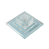 Geometric Passage Led Flush Mount Crystal Block Ceiling Light
