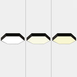 Contemporary Metal Honeycomb Led Flushmount Ceiling Light For Dining Room