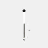 Terrazzo Led Pendant: Minimalist Dining Room Light Grey