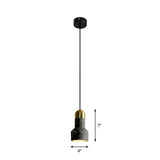 Mini Terrazzo Spotlight Pendant Light For Nordic Dining Room Decor