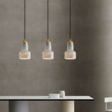 Postmodern Marble Grenade Pendant With Single Bulb For Stylish Table Lighting
