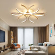 23.5’/31.5’ W Curved Led Semi Flush Mount Lamp – Modern Acrylic Lighting For Close To Ceiling