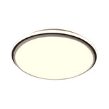 Modern Circular Flush Mount Led Fixture White/Warm Light Acrylic Design - 12/16/19.5 Wide