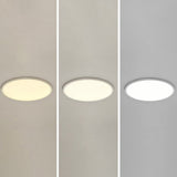 Led Ceiling Mount Fixture - Ultrathin & Simple Acrylic Flushmount Lighting In White / 16 Third Gear