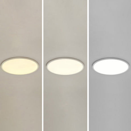 Led Ceiling Mount Fixture - Ultrathin & Simple Acrylic Flushmount Lighting In White / 16 Third Gear