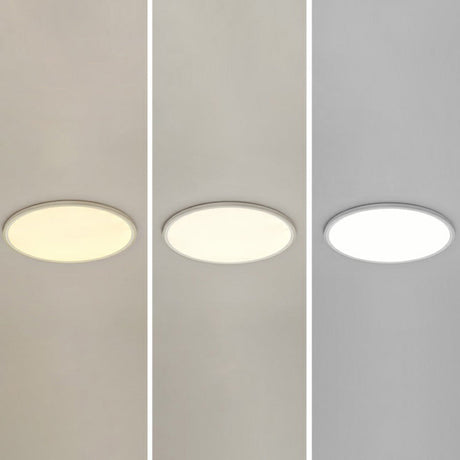 Led Ceiling Mount Fixture - Ultrathin & Simple Acrylic Flushmount Lighting In White / 31 Third Gear